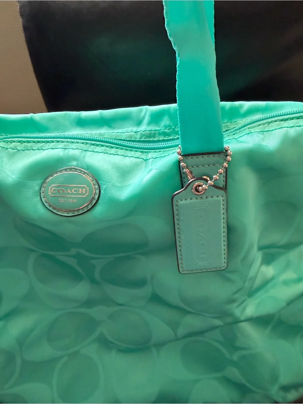 Coach tote vivid